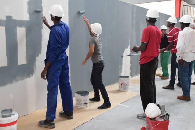 Imagen de una formación práctica de la Fundación Laboral de la Construcción (FLC)